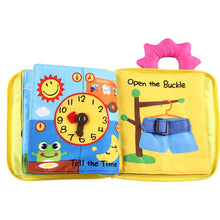 Load image into Gallery viewer, Baby Toy Soft 3D Cloth Book First Book Montessori Infant Early color Cognitive Educational Toys Learning Basic Life Skills Toys
