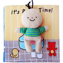 Load image into Gallery viewer, Baby Toy Soft 3D Cloth Book First Book Montessori Infant Early color Cognitive Educational Toys Learning Basic Life Skills Toys