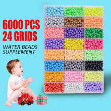 Load image into Gallery viewer, 1Set Colorful Magic Puzzle Toys Kit Water Mist Bead DIY Craft Animal Handmade Sticky Beads Early Education Beans Toys Kids Gifts
